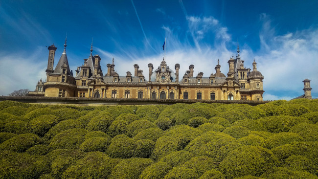 Обои картинки фото waddesdon manor, города, - дворцы,  замки,  крепости, поместье