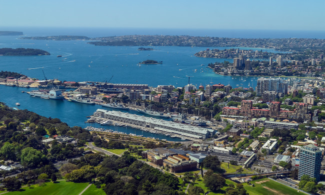 Обои картинки фото sydney, города, сидней , австралия, гавань, порт