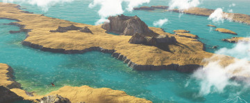 Картинка 3д+графика природа+ nature острова море
