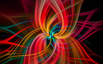 Картинка 3д+графика фракталы+ fractal цветок лепестки цвета