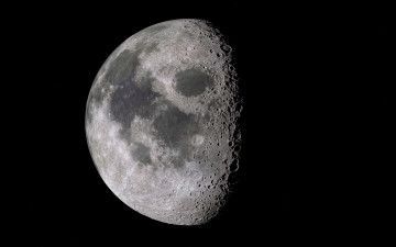 Картинка космос луна спутник фаза