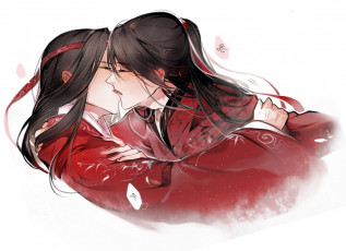 Картинка аниме mo+dao+zu+shi лань ванцзи вэй усянь поцелуй