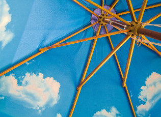 Картинка разное сумки +кошельки +зонты зонт небо