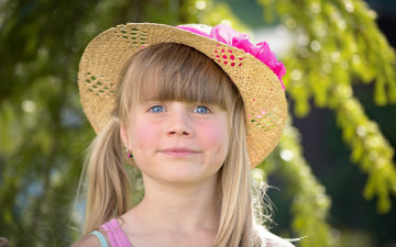 Картинка разное дети девочка лицо шляпа