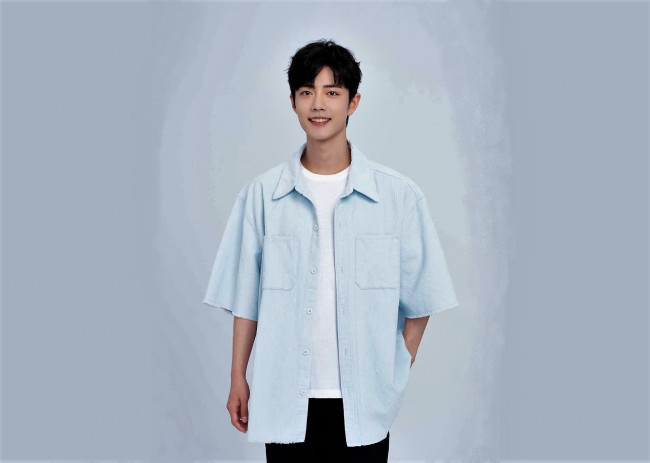 Обои картинки фото мужчины, xiao zhan, актер, рубашка