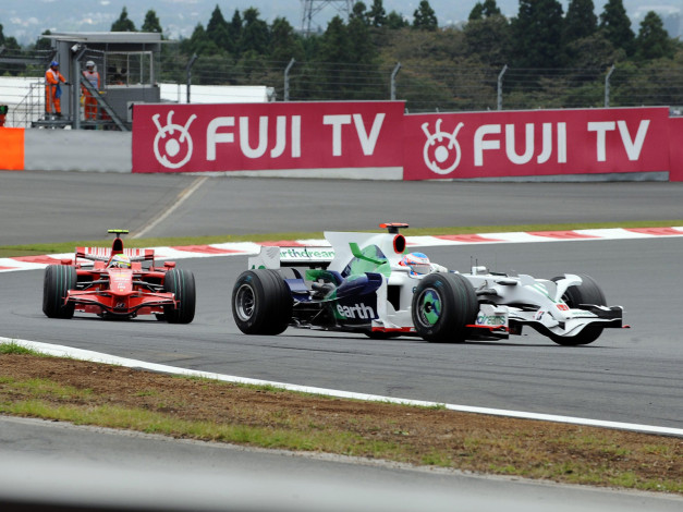Обои картинки фото f1, fuji, 2008, спорт, формула