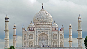 Картинка города тадж махал индия мечеть минареты