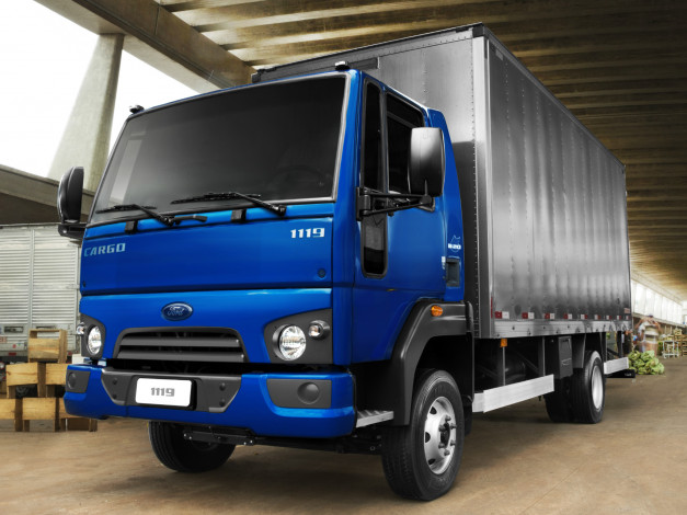 Обои картинки фото автомобили, ford trucks, синий, 1119, ford, cargo
