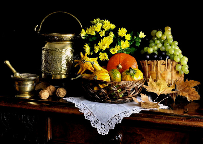 Обои картинки фото еда, натюрморт, посуда, фрукты