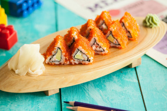 Картинка еда рыба +морепродукты +суши +роллы рис вкусно палочки лосось роллы