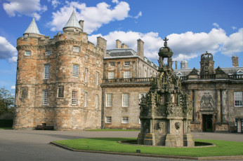Картинка holyrood+palace города эдинбург+ шотландия дворец
