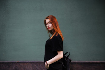 Картинка девушка девушки -unsort+ рыжеволосые+и+другие модель anya+altotskaya