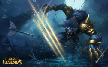 Картинка видео+игры league+of+legends вода существо стрелы