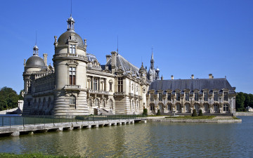 Картинка chateau+de+chantilly города замки+франции chateau de chantilly