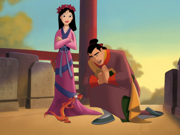 Обои картинки фото мультфильмы, mulan