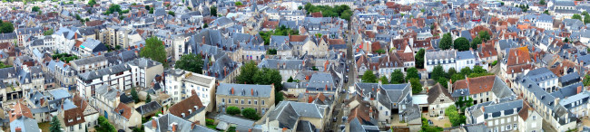 Обои картинки фото bourges, france, города, панорамы, бурж, франция, здания
