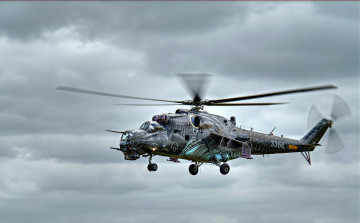 Картинка mi-35 24v авиация вертолёты вертушка