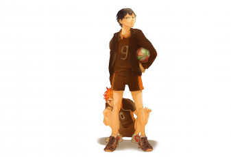 Картинка аниме haikyuu волейбол
