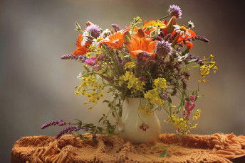 Картинка цветы букеты +композиции лилии букет лето