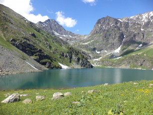 Картинка горный+алтай природа реки озера камни горы озеро россия алтай горный
