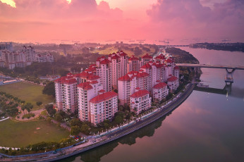 Картинка singapure города сингапур+ сингапур здания азия залив страна