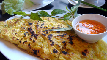 обоя еда, яичные блюда, омлет, кухня, вьетнамская