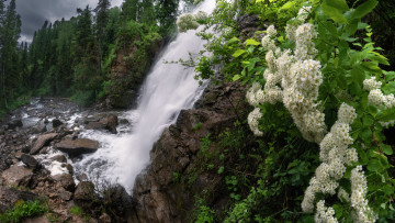 Картинка природа водопады вода водопад поток