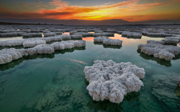 Картинка природа побережье соляные отложения