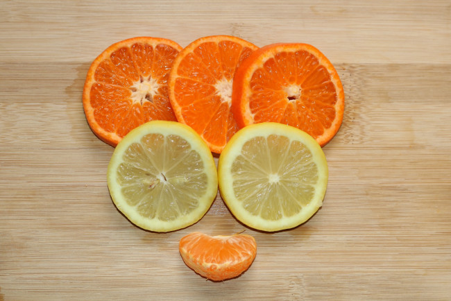 Обои картинки фото еда, цитрусы, мандарин, апельсин, лимон
