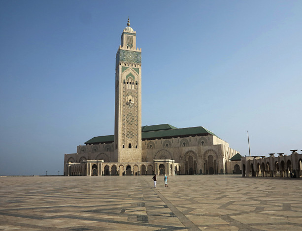 Обои картинки фото hassan ii mosque, morocco, города, - буддийские и другие храмы, hassan, ii, mosque