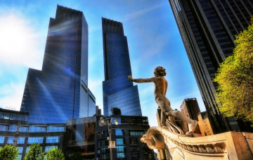 Картинка города нью йорк сша манхэттен