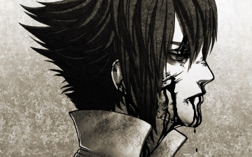 Картинка аниме naruto sasuke blood anime uchiha
