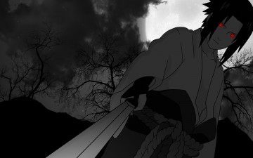 Картинка аниме naruto uchiha sasuke sharingan