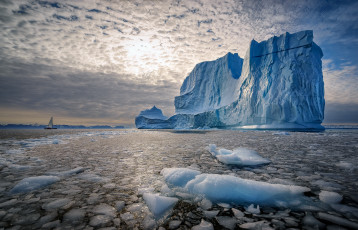 обоя природа, айсберги и ледники, айсберг