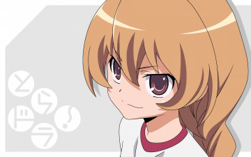 Картинка аниме toradora девушка взгляд фон