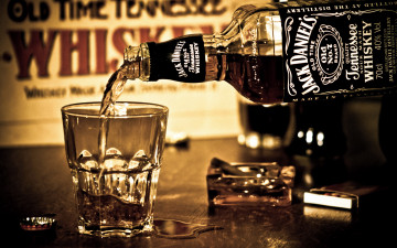 Картинка бренды jack+daniel`s виски стакан