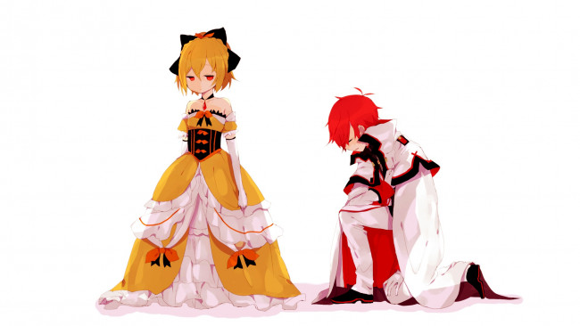 Обои картинки фото аниме, re,  zero kara hajimeru isekai seikatsu, принцесса, рыцарь