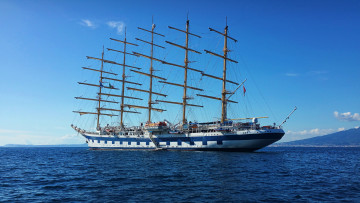 Картинка royal+clipper корабли парусники паруса мачты