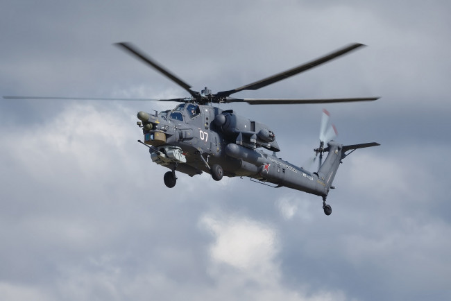Обои картинки фото mi-28n berkuty, авиация, вертолёты, вертушка