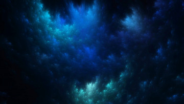 Картинка 3д графика abstract абстракции абстракция фон тёмный голубой