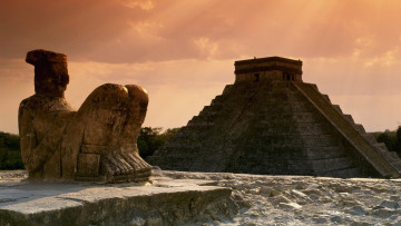 Картинка chichen itza yucatan mexico города исторические архитектурные памятники chichen-itza