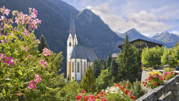 Картинка st vinzenz church heiligenblut austria города католические соборы костелы аббатства австрия