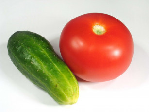 Картинка еда овощи огурец помидор томаты