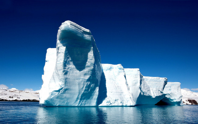 Обои картинки фото природа, айсберги, ледники, льдина, океан, вода, айсберг, антарктида, север