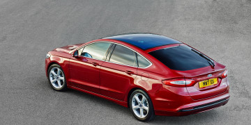 Картинка автомобили ford hatchback mondeo красный uk-spec 2014г