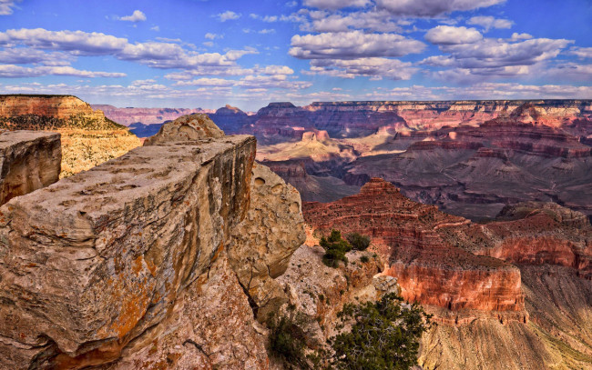 Обои картинки фото природа, горы, сша, аризона, небо, каньон, пейзаж, grand, canyon