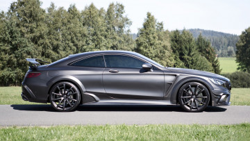 Картинка mansory+mercedes-benz+s63+amg+coupe+black+edition+2015 автомобили mercedes-benz mansory s63 amg coupe black edition 2015