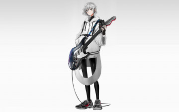 Картинка аниме музыка гитара