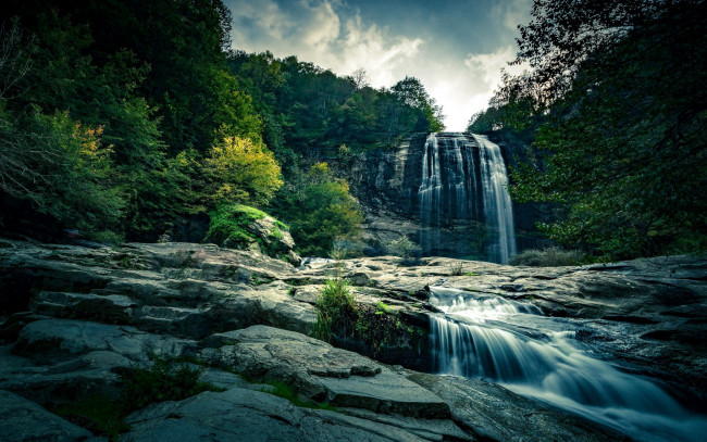 Обои картинки фото природа, водопады, водопад, вода, поток