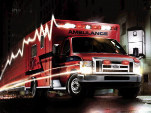 Картинка ford 450 super duty ambulance автомобили скорая помощь